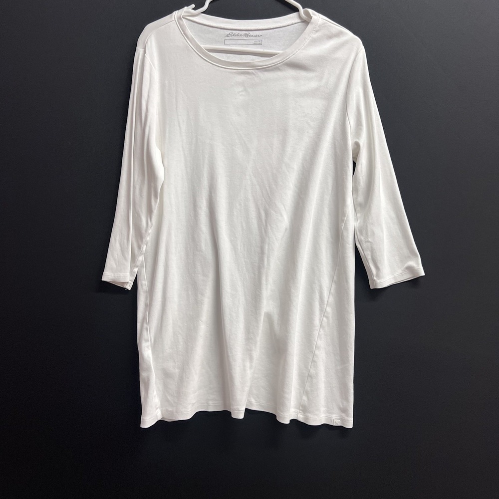 Eddie Bauer sz XL tall white tee top